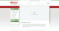 Desktop Screenshot of mony-design.com